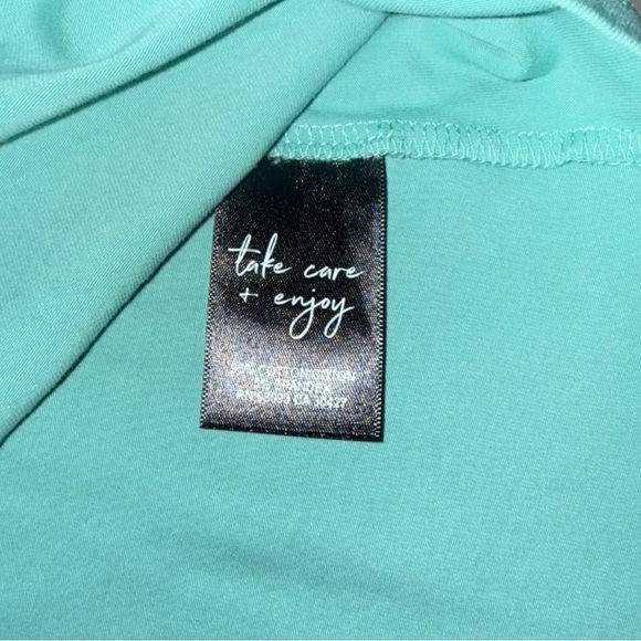 NIC+ZOE SHIRT TAIL PERFECT TANK Hazy Aqua Plus 1X - Picture 9 of 10